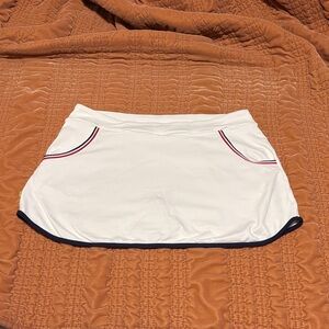 L’Oeuf Poché Skirt - white skort -Large